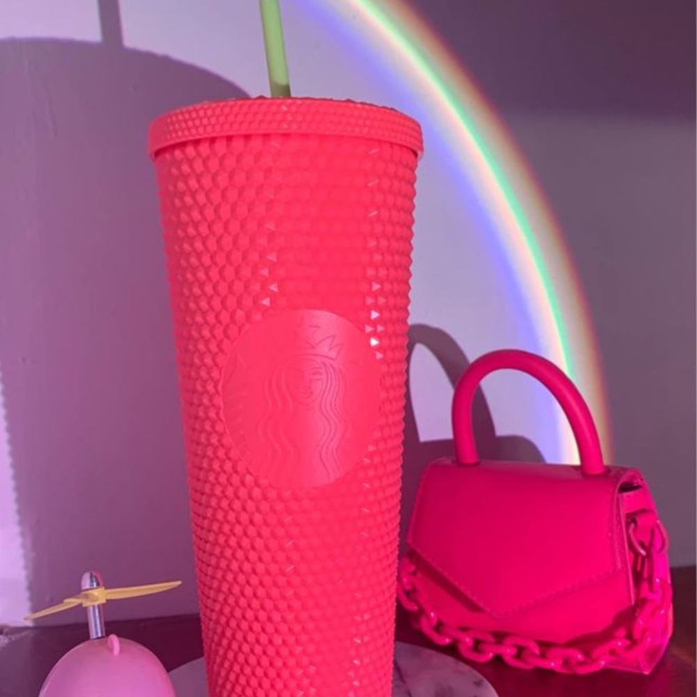 2022 Starbucks Studded Mango DragonFruit Tumbler